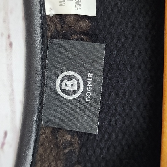 Bogner Wool & Leather Sweater - Picture 3 of 9